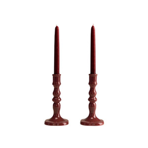 Luxury Lacquer Handmade <b>Candlestick</b> Holder OEM Decorative <b>Wooden</b> Candle Holders Customized Printing for Home Restaurant Hotel - Product Image 2