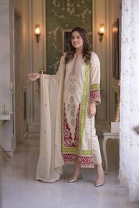 Nuevo Conjunto de Top y Pantalón de Seda Romana con Bordado y Lentejuelas de 3 mm, Estilo Festivo para Uso Diario, Agradable al Tacto, con Dupatta - Product Image 2