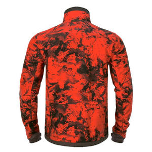 Chaqueta de Caza Camuflaje Naranja Brillante, Chaqueta Táctica de Alta Visibilidad para Exteriores, Resistente al Viento y al Agua, Abrigo de Cazador - Product Image 2