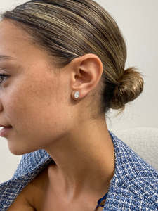 Pendientes de Diamantes Cultivados en Laboratorio con Corte Ovalado de Lujo, Certificados por IGI, 2ct, Solitario, Oro de 10K, 14K, 18K, Minimalistas, para Boda o Aniversario - Product Image 2