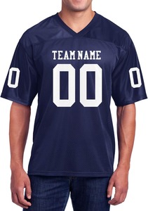 Custom American Football Jersey Interlock Fabric Embroidery Private <b>Label</b> Manufacturer Premium Quality Sports <b>Uniform</b> Supplier - Product Image 5