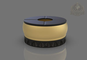 Cendrier de table rond en aluminium sans fumée, design de luxe, style américain, pour la maison, l'hôtel, la voiture et les restaurants - Product Image 4