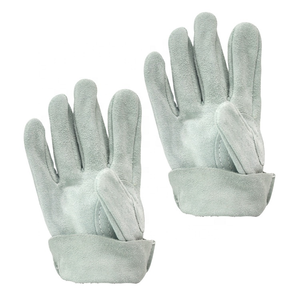 Guantes de Trabajo de Cuero Vacuno de Alta Calidad para Hombre y Mujer, Guantes de Soldadura Seguros - Product Image 2
