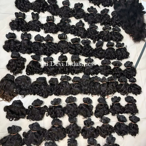 ผมแท้แบบไม่ผ่านกระบวนการ 100% ขายส่งเป็นมัด, ผมเวอร์จินแบบไม่ผ่านกระบวนการจำนวนมาก, ผมต่อแบบอินเดียแท้ชนิดเรมี่ - Product Image 6