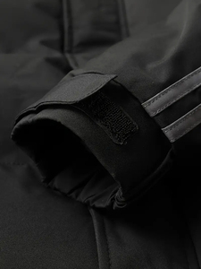 Low Price Polyester Nylon Fabric Made Men's Padded <b>Quilted</b> Outerwear Jackets Machine Stitched Zipper Up Hooded Puffer Jacket - Product Image 3