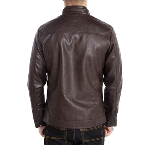 Genuine <b>Leather</b> Motorcycle <b>Jacket</b> for <b>Men</b> Premium Riding Apparel with Comfortable Tailored Fit - Product Image 2