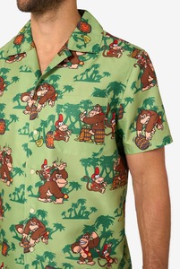 Chemise hawaïenne décontractée à manches courtes pour homme, imprimé tropical, boutonnée, légère et colorée, idéale pour les vacances d'été - Product Image 6