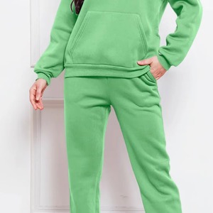 Women's Oversized Pullover Tracksuit Set Lightweight <b>Hooded</b> <b>Jumper</b> And Sweatpants Breathable Leisurewear Training Wear 2026 - Product Image 2