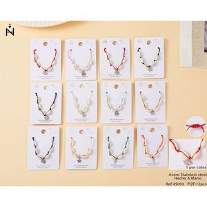 สร้อยข้อมือแฟชั่น เปลือกหอย สแตนเลส สไตล์ยูนิเซ็กซ์ เครื่องประดับทำมือ - Product Image 3