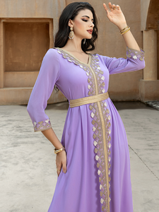 Abaya de luxe pour femmes musulmanes, robes abaya, abaya femme, robe musulmane, abaya de luxe, abaya Dubaï, abaya femmes, logo personnalisé, vente en gros 2026 - Product Image 1