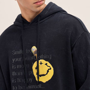 Sweat-shirts pour hommes de haute qualité, très vendus, personnalisés, sans cordon, avec fermeture éclair, écologiques, en polyester/coton, 340g, coupe ample, style boxy - Product Image 6