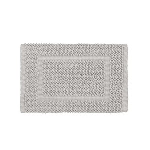 Classic Cotton Bath <b>Mat</b> Rectangle Solid Color Tufted Non-Slip Rubber Backing for Home Use - Product Image 1