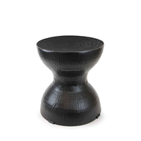 Table d'appoint en aluminium au design traditionnel artisanal, écologique, pliable, de haute qualité, tabouret ottoman pour la maison, décoration de chambre