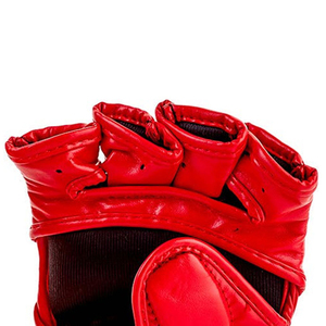 Gants d'entraînement de grappling en PU pour la MMA, avec fermeture réglable, design demi-doigts, impression personnalisée, pour l'hiver et toutes les saisons, vente en gros - Product Image 6