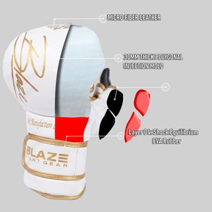 ถุงมือ MMA หนังไมโครไฟเบอร์คุณภาพพรีเมียม ขายส่ง แห้งเร็ว ระบายอากาศได้ดี เหมาะสำหรับการฝึกซ้อม ซ้อมต่อยมวยไทย คิกบ็อกซิ่ง และกีฬาต่อสู้ประเภทต่างๆ - Product Image 2