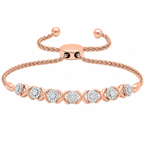 <b>Gold</b> Plated Moissanite Bracelet Adjustable Chain <b>Bangle</b> Round Cut Stone Jewelry for Women Gift Party - Product Image 5