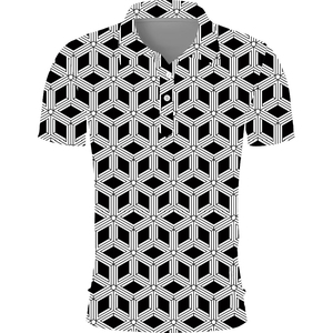 เสื้อโปโลพิมพ์ลายแขนสั้นแฟชั่นลำลองสำหรับผู้ชายฤดูร้อน เสื้อโปโลแบบกำหนดเอง เสื้อยืดพิมพ์ลายระบายอากาศได้ดีและสวมใส่สบาย - Product Image 3