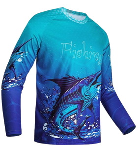 Men's Long Sleeve Fishing <b>Shirt</b> Breathable Cooling Lightweight UPF 50+ 100% Polyester XL Performance <b>Fish</b> <b>T</b>-<b>Shirt</b> Custom OEM ODM - Product Image 4