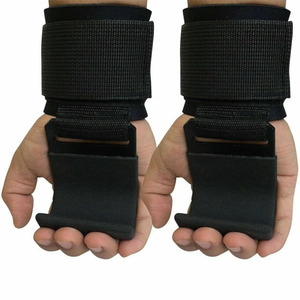 Sangles de levage avec crochets pour haltères, gants de musculation, crochets de levage, support de poignet - Product Image 2