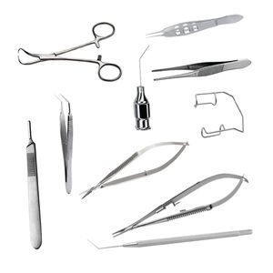 Ensemble d'instruments chirurgicaux ophtalmiques CE ISO, instruments microchirurgicaux oculaires de qualité supérieure, exportateur - Product Image 3