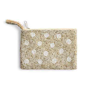 Monedero de tela hecho a mano con cuentas, compacto, con cremallera, para niñas y mujeres, de alta calidad, de la marca BY MULTI CRAFT. - Product Image 6