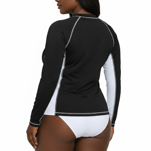 Vente en gros de maillots de bain pour femmes, manches longues, OEM/ODM, sur mesure, grande taille, vêtements de sport de haute qualité - Product Image 2