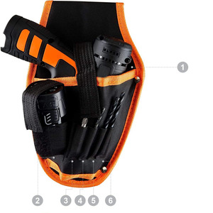 Wholesale cheap price <b>tool</b> <b>belt</b> Adjustable <b>Tool</b> <b>Belt</b> With Dual Pockets And Shoulder Straps For Construction Workers - Product Image 4