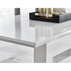 Mesa de Comedor Rectangular Moderna y Ecológica de Metal con Base de Pedestal para Hogar, Villa y Salones de Hotel - Product Image 3