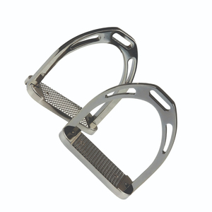 Étriers en acier inoxydable réutilisables de haute qualité pour l'équitation quotidienne, conception robuste, sûre et confortable, utilisation pour les soins des animaux - Product Image 3