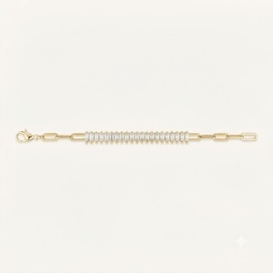 กำไลข้อมือเพชรทรงบาแก็ตต์ E-VVS น้ำหนักรวม 1.40 กะรัต ทองคำแท้ 10K 14K 18K เพชรเลี้ยงในห้องปฏิบัติการ สร้อยข้อมือแบบเทนนิส ของขวัญวันเกิดสำหรับเธอ - Product Image 4