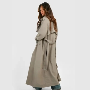 Nouveau Manteau Long d'Hiver Haut de Gamme Style Hepburn Français pour Femme, Idéal pour le Travail et les Occasions Professionnelles - Product Image 5