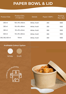 Boîte à dessert écologique biodégradable personnalisée avec couvercle ventilé, jetable, robuste, compatible micro-ondes et congélateur, pour crème glacée - Product Image 4