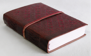 Wholesale Genuine Hardcover Embossed Leather Strap Closure Notebook-Gift - Product Image 5