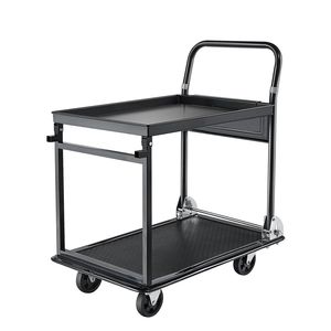 Carrello a Mano Pieghevole in Acciaio con Capacità di 317 Kg e Ruote ad Alta Resistenza - Product Image 1