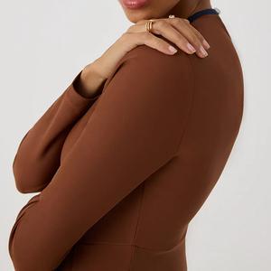 Burkini 2 pièces 2026 imperméable à séchage rapide, écoresponsable, avec fermetures éclair, pour femmes musulmanes, maillot de bain modeste à manches longues, tenue de plage islamique - Product Image 4