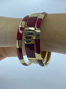 Premium Handmade <b>Resin</b> and Brass Bangles for Women – Elegant Designer Fashion Jewelry Bracelet Set for Daily Wear, Parties, Wedd - Product Image 2