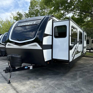 32FT Steel <b>Container</b> House Luxury <b>Travel</b> Trailer Dual Axle RV Mobile Home with Kitchen Bathroom Sleeping Space - Product Image 4