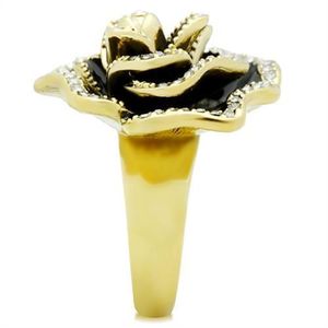 GL021 Piatti e Vassoi in Cristallo di Alta Qualità con Anello in Ottone Placcato Oro (Ion Plating) Prodotto di Alta Qualità - Product Image 4