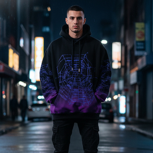 Sudadera con Capucha Spider 555555, Impresión Digital, Estilo Hip Hop, Ropa Urbana de Invierno, Felpa de Algodón de Alta Calidad, Talla Grande, Unisex - Product Image 5