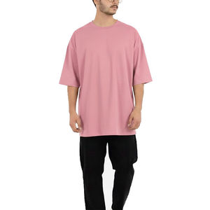 Custom Logo Streetwear Box Cut Tee T Shirt Heavyweight Cropped Top T Shirt Graphic Cotton Oversized Boxy Fit T-Shirt Men - Product Image 5