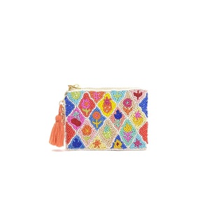 NeedleworkBeautiful <b>Seed</b> Beads Beaded Embroidery Coin Pouch For Gift Collections Artistic Beads Beaded Embroidery Coin Pouch - Product Image 3