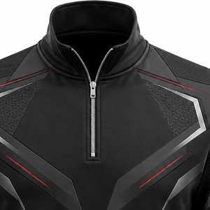 Fabricante de Sudaderas Personalizadas al por Mayor con Cierre de Cremallera por la Mitad |   Sudadera con Cierre de Cremallera OEM ODM |   Algodón Premium con Logotipo Personalizado de Marca Privada - Product Image 3