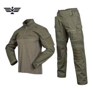 Uniforme de Guardia de Seguridad Personalizado, Camisa de Seguridad con Cierre de Cremallera y Pantalones Cargo Ripstop, Conjunto de Uniforme Táctico Profesional - Product Image 4