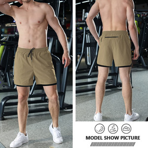 High Quality Summer Joggers Casual Unisex Custom Heavy <b>Weight</b> <b>Blank</b> Polyester Fleece Cotton Sweat Shorts for Men Sports - Product Image 5