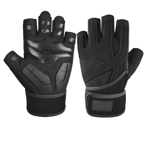 Half-finger Gloves for Men Women Anti-slip Support Gym Gloves <b>Barbell</b> & Dumbbell Workouts for Weightlifting Cycling Gloves - Product Image 4