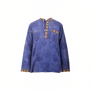 เสื้อยืดพิมพ์ลายดอกไม้สไตล์คุรตะสำหรับโปรโมชั่น - Product Image 2