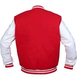 Custom Chenille Embroidered Leather Sleeve Varsity <b>Jacket</b> <b>Men</b> & Women - Product Image 4