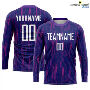 Vêtements de football en gros, nouveau style avec logo et tissu personnalisés, 100% polyester, uniforme de football original, vêtements de football OEM - Product Image 5