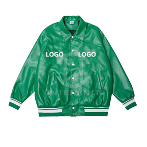 Veste varsity en laine Melton de qualité supérieure pour hommes, manches en cuir véritable haut de gamme, streetwear personnalisé, vestes Letterman pour hommes - Product Image 1