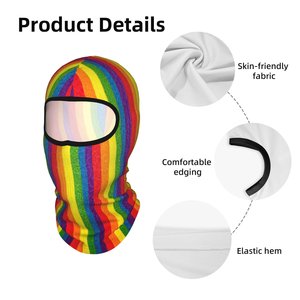Splendid Apparel Pasamontañas con Rayas de Arcoíris, Máscara Facial Unisex para Deportes al Aire Libre, Protección Transpirable e Impermeable de Nailon para Adultos, 58-60CM - Product Image 5